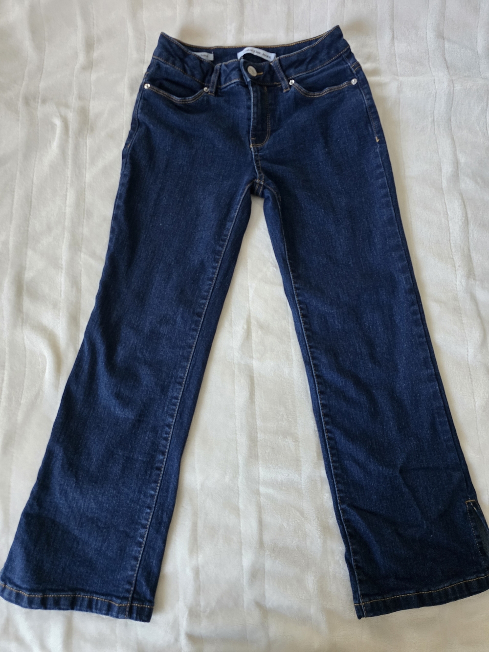 Calvin Klein Girl Dark Blue Bootcut Jeans